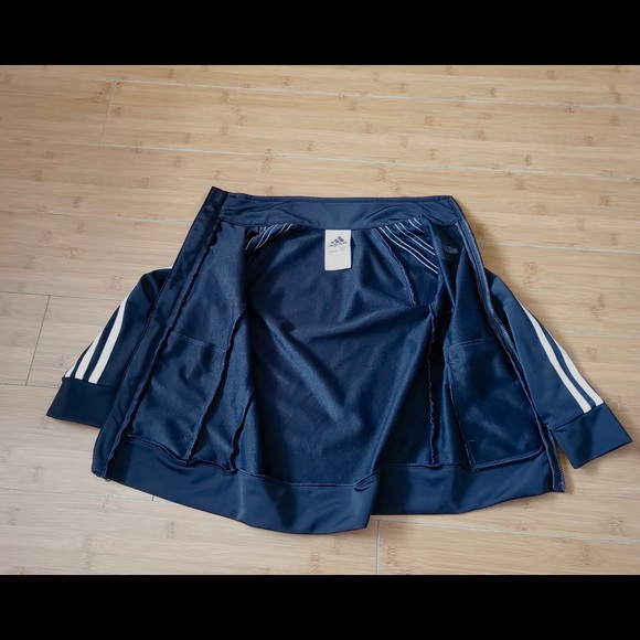 ADIDAS Zip-Up Sport Black Jacket 3T - Picture 4 of 5